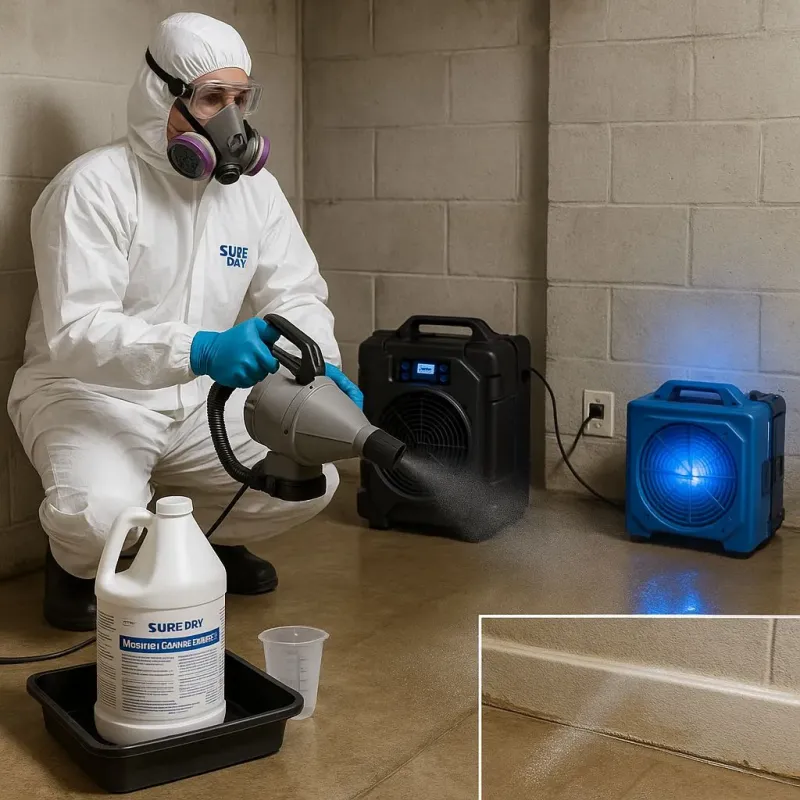 Sanitization and Odor Removal process in Silver Lake, NC